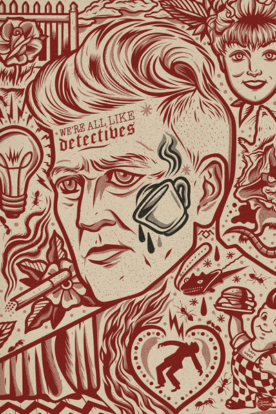 Dave Quiggle "David" Print (Black Coffee Variant)