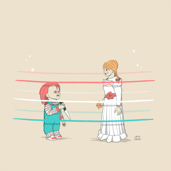 CAFECREEP "Doll Brawl" Print