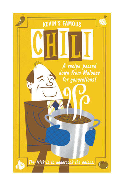 Doug LaRocca "Kevin's Famous Chili" Print
