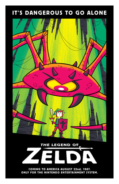 Doug LaRocca "It's Dangerous to Go Alone" Print