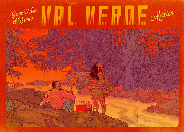 Evanimal "Gone Fishin'" Postcard Print