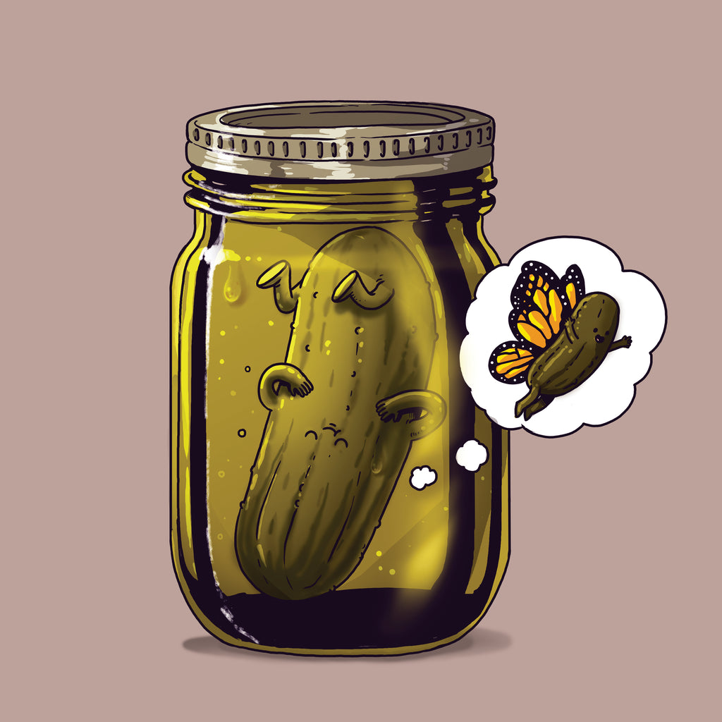 Alex Solis "Pickle Metamorphosis Dreams" Print