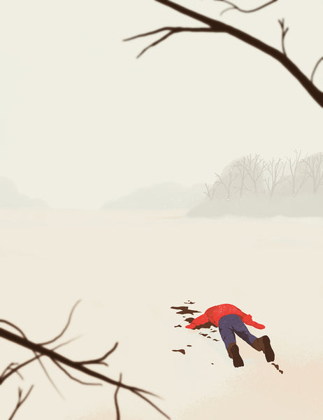 Nan Lawson "Body in the Snow" Print