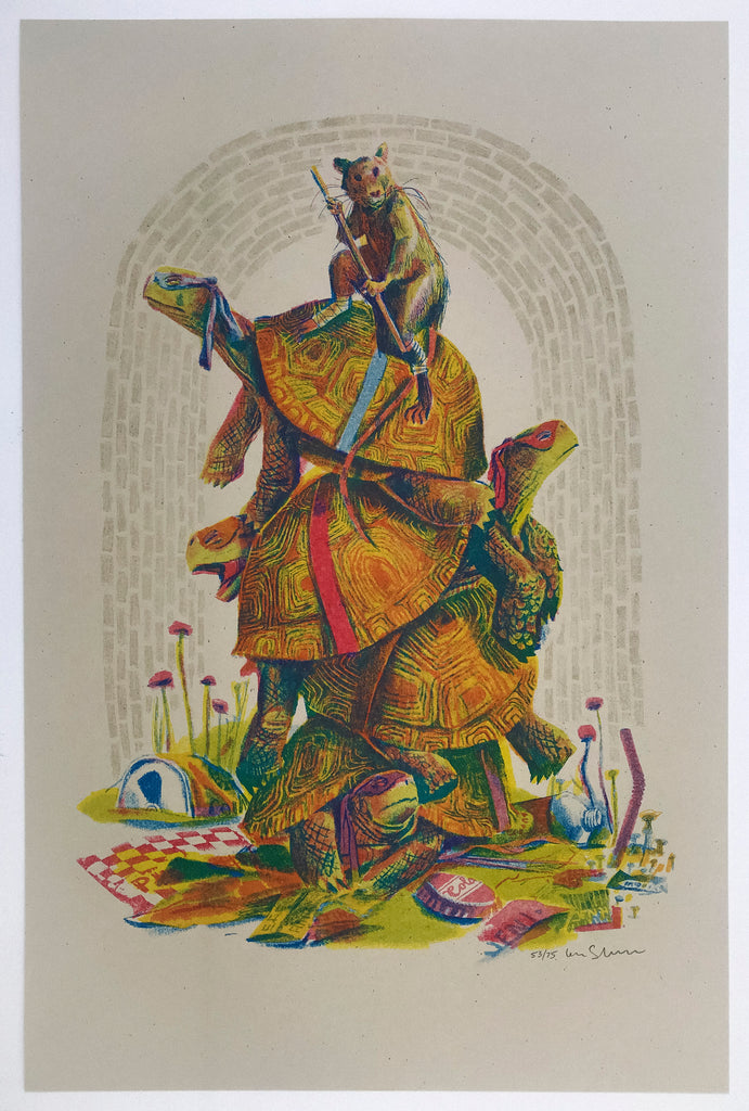 Ben Strawn "Friends Fight Together" print