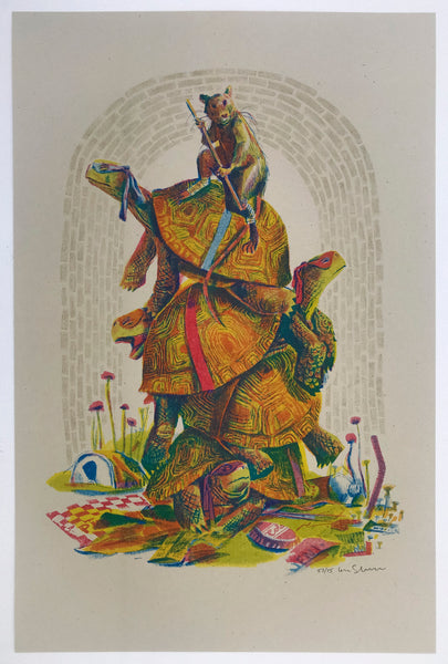 Ben Strawn "Friends Fight Together" print