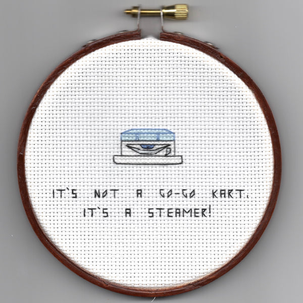 Oh Sew Nerdy "It's not a go-go kart. It's a steamer!"