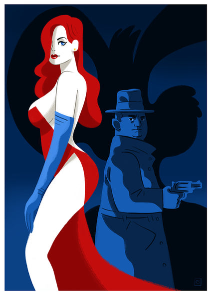 Graham Corcoran "Roger Noir" Print