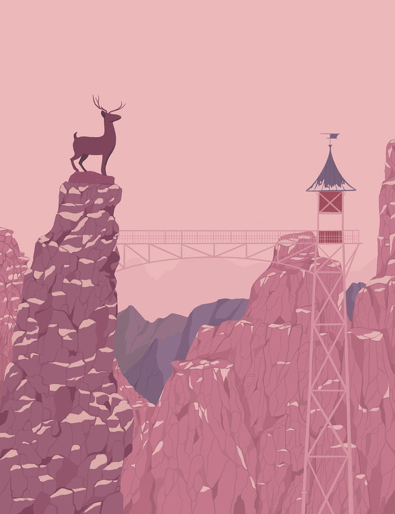 Nan Lawson "Mountains of Zubrowka" Print