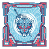 Dan Mumford “Hylian Shield & Master Sword.” Print