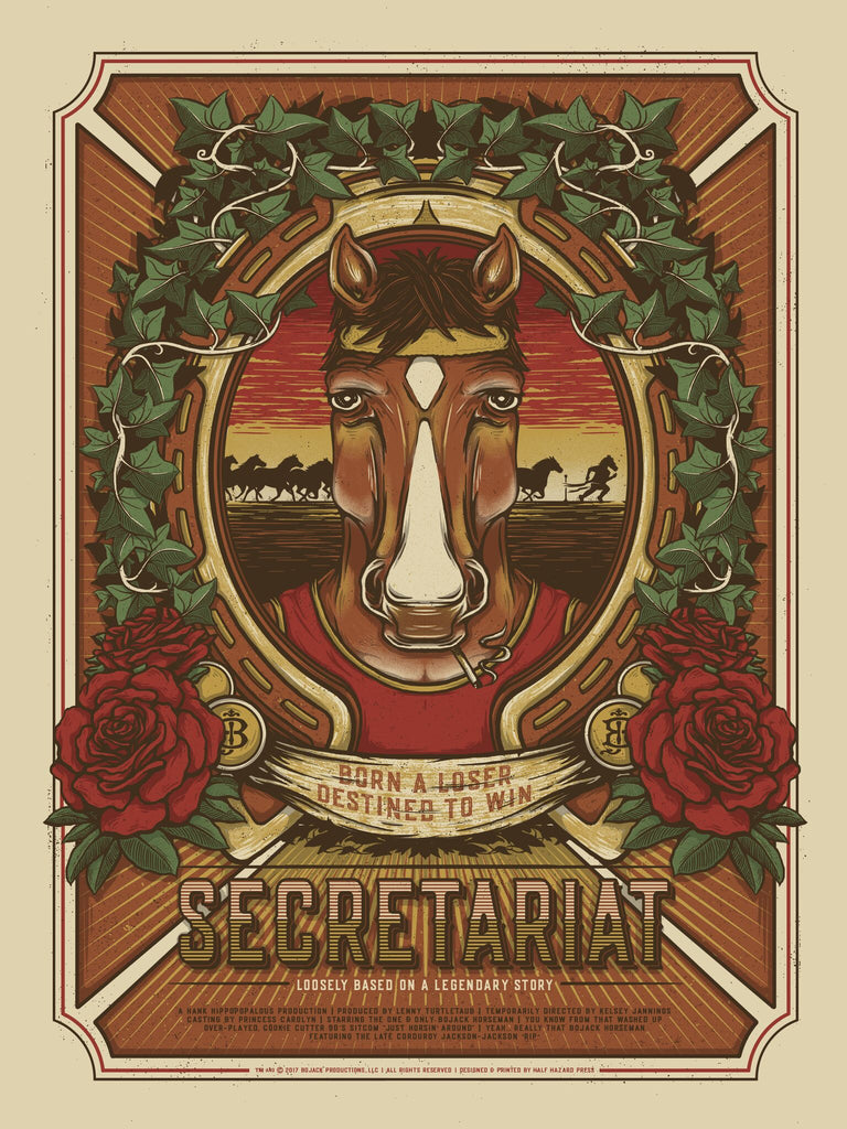 Christopher Gray of Half Hazard Press "Loosely Based" Print