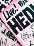 Alan Defibaugh "An Evening with Hedwig and the Angry Inch (Bring It Home Variant)" Print