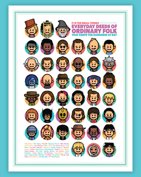 Austin Gilmore "Heroes" Print