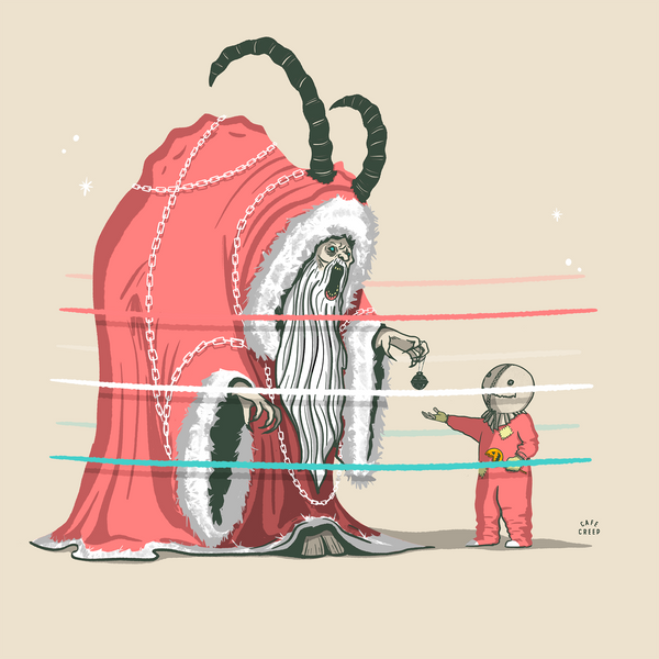 CAFECREEP "Holiday Rumble" Print