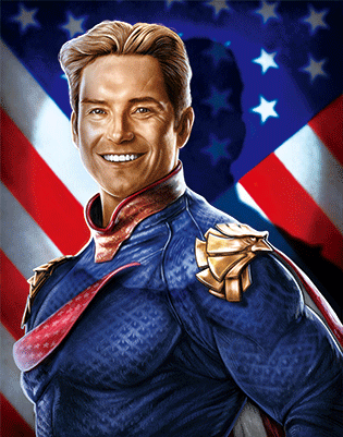 Cuyler Smith "Homelander" Lenticular Print