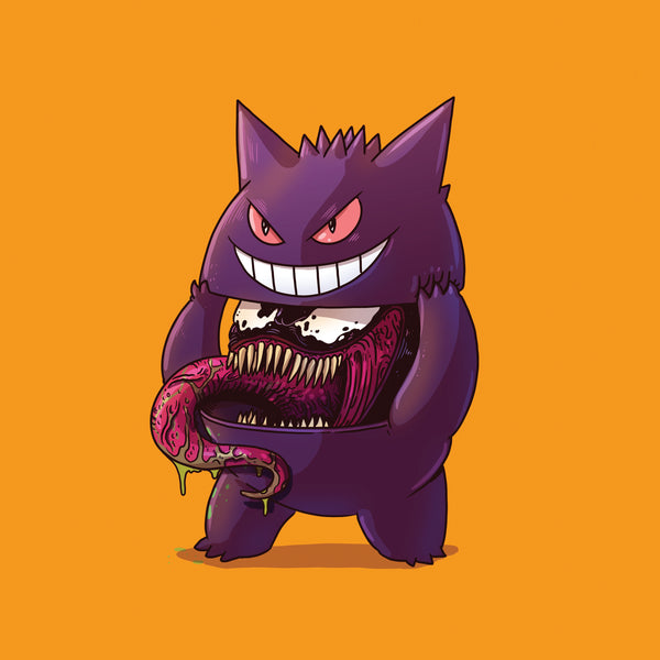 Alex Solis "Gengar Unmasked" Print