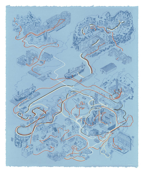 Andrew DeGraff "Paths of Raiders (Variant)" Print