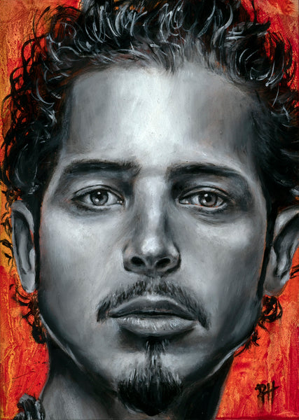 Robert Heckman "Heaven send Hell away, no one sings like you anymore" Print