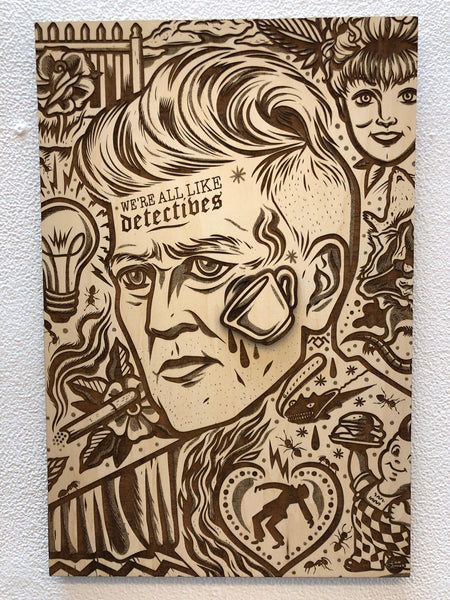 Dave Quiggle "David" Engraved Wood