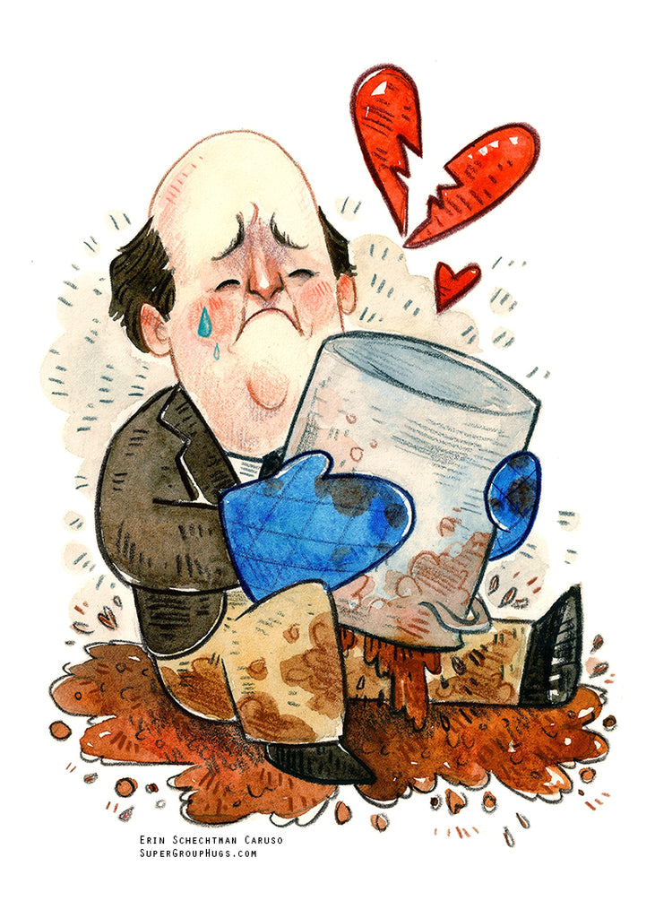 Super Group Hugs - Erin Schechtman Caruso "Kevin's Famous Chili HUG" Print