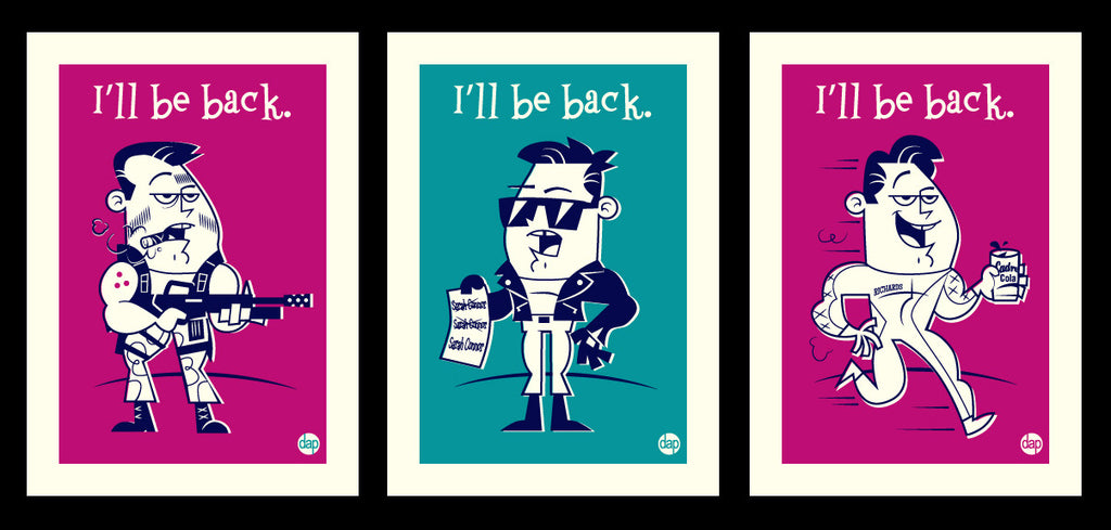 Dave Perillo "I'll Be Back" Print Set