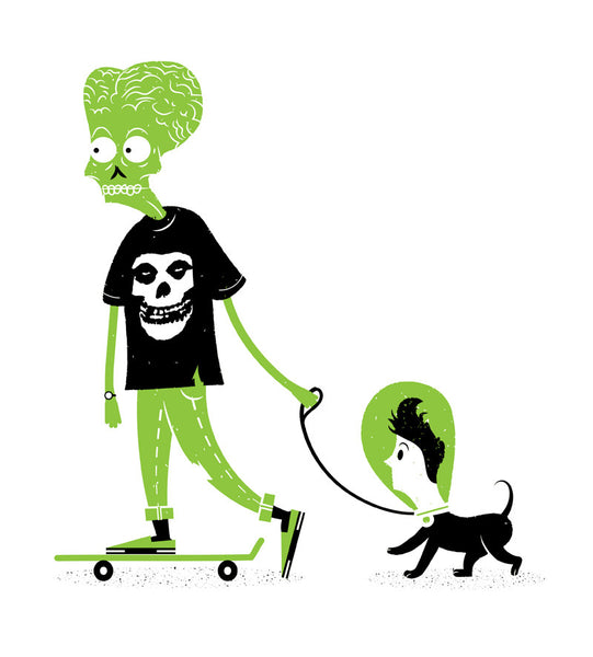 James Olstein "I Turned into a Martian" Print