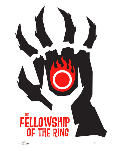 Jason Chalker "Fellowship of the Ring" Print