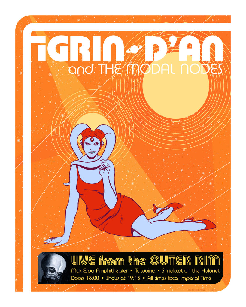 Jason Chalker "Figrin D'an and the Modal Nodes" Print