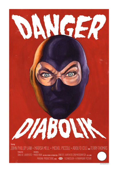 Jason Chalker "Danger: Diabolik" Print