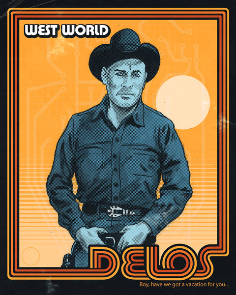 Jason Chalker "Delos: Boy, have we got a vacation for you…" Print