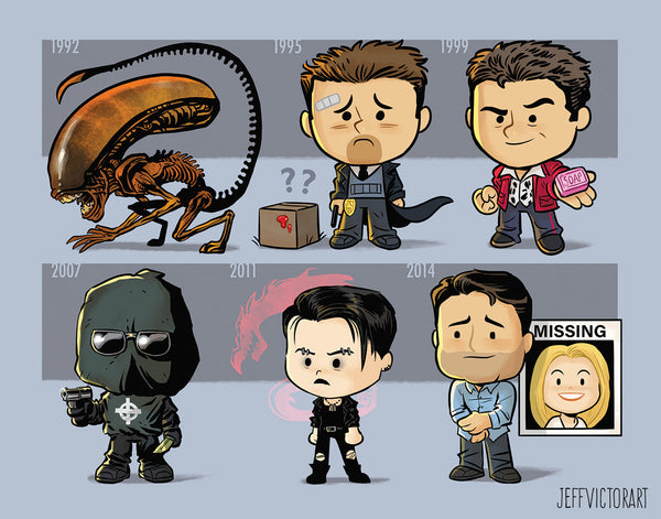 Jeff Victor "The Evolution of Fincher Films" Print