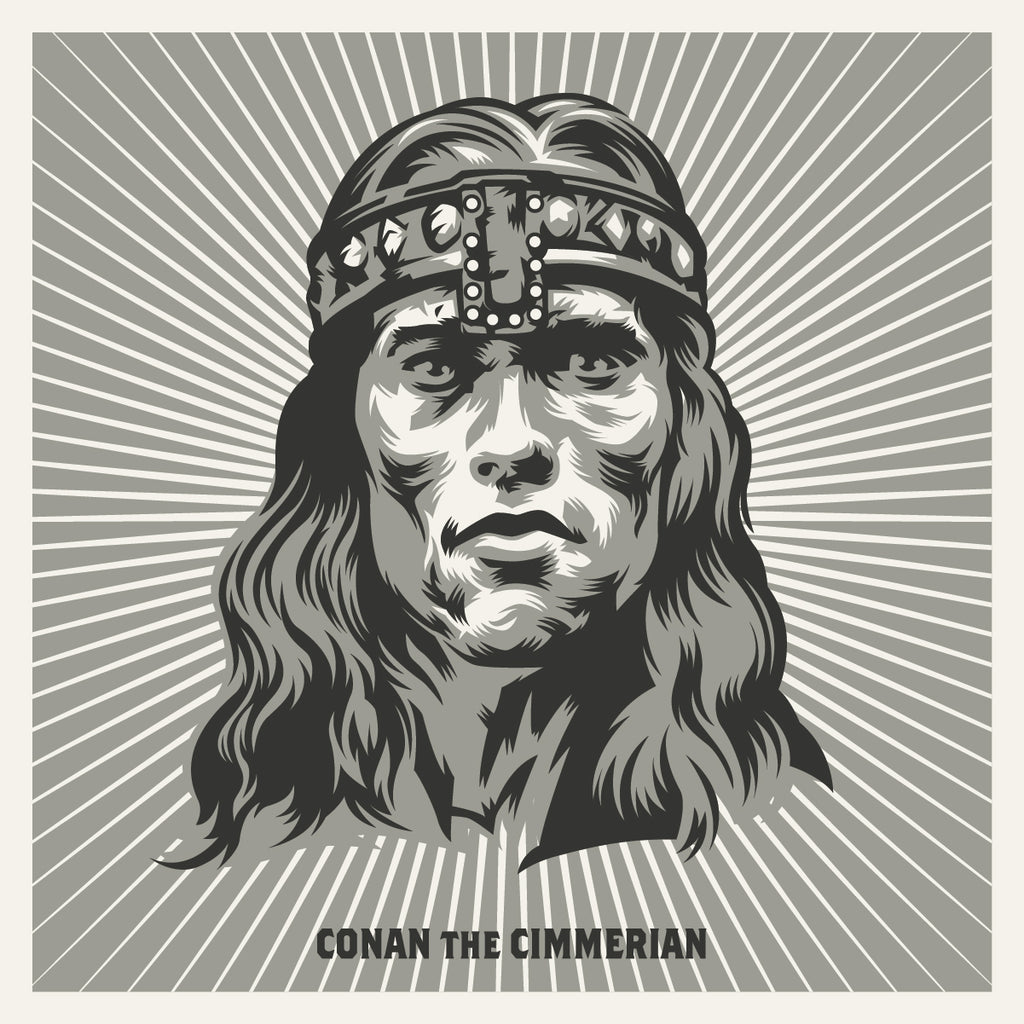 Jeffrey Everett "Swords: Conan" Framed Print