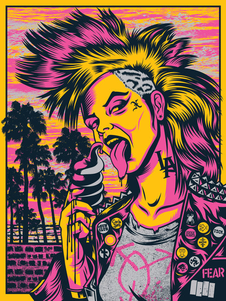 Jeffrey Everett / Rockets are Red "Eye Scream" Print