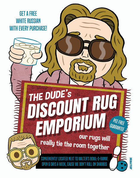 Jellykoe "The Dude Abides" print