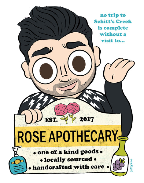 Jellykoe "Rose Apothecary" Print