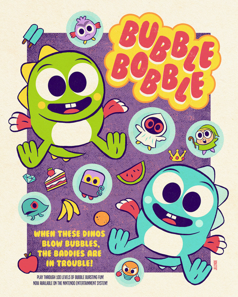 Jellykoe "Bubble Trouble" Print