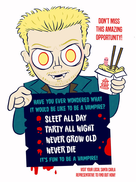 Jellykoe "Calling All Vampires" Print