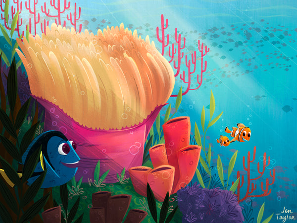 Jen Taylor "Just Keep Swimming" print