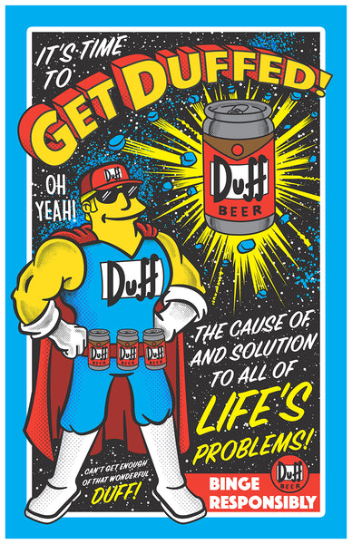 Jeremy Berkley "Get Duffed!" Print