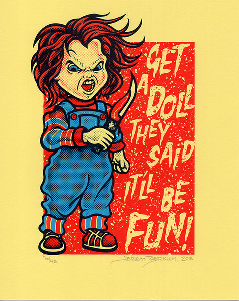 Jeremy Berkley "Friends 'til the end" Print