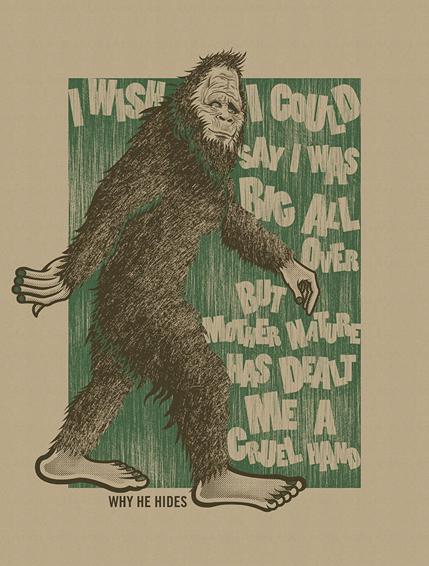 Jeremy Berkley "Why He Hides" Print