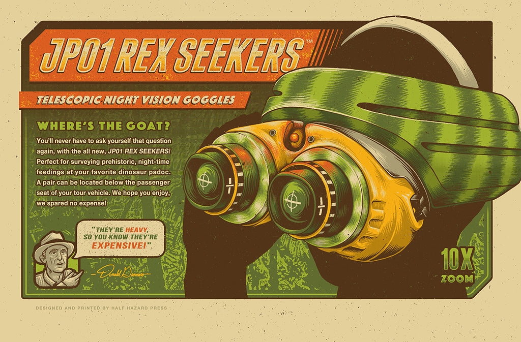 Joel Hunter of Half Hazard Press "Where's The Goat?" Print