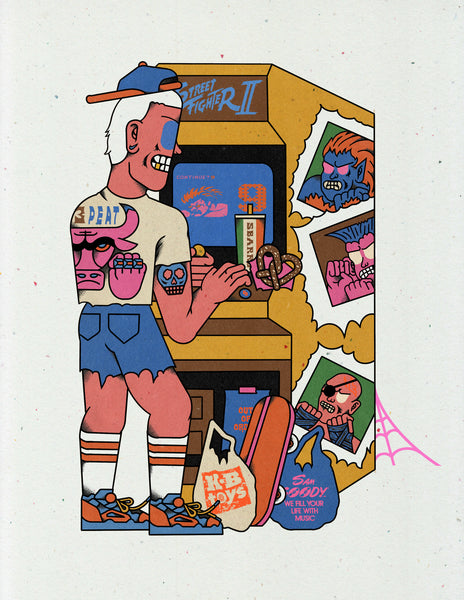 John F. Malta "Meet Me at the Euclid Square Mall Arcade After the Social" Print