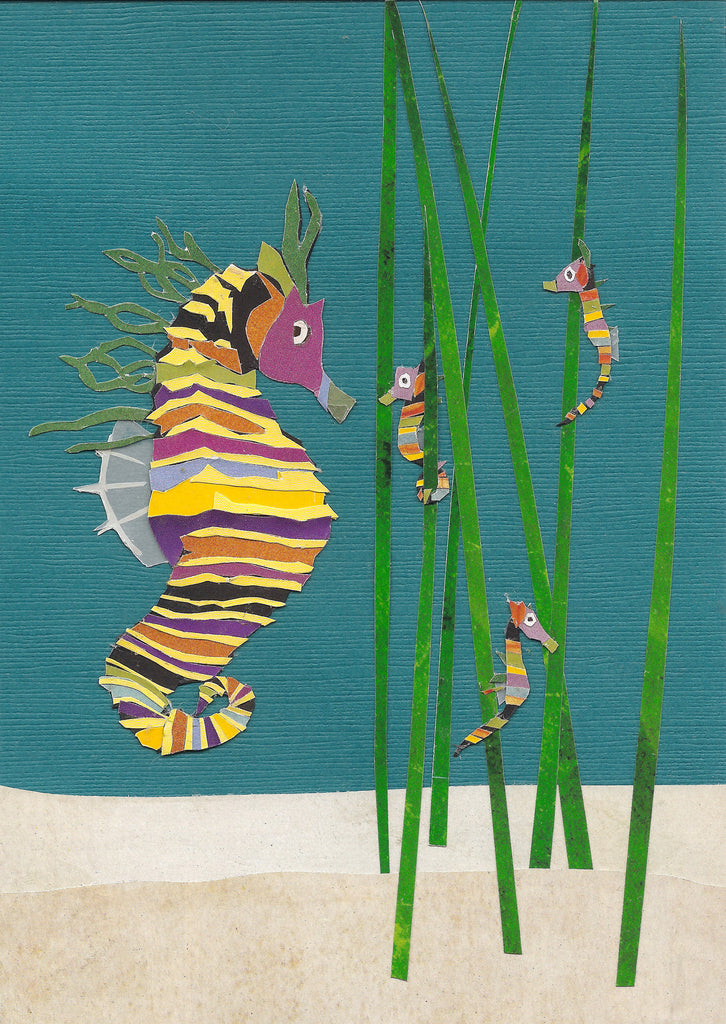 John Rozum "Crayon Ponyfish" Postcard Print