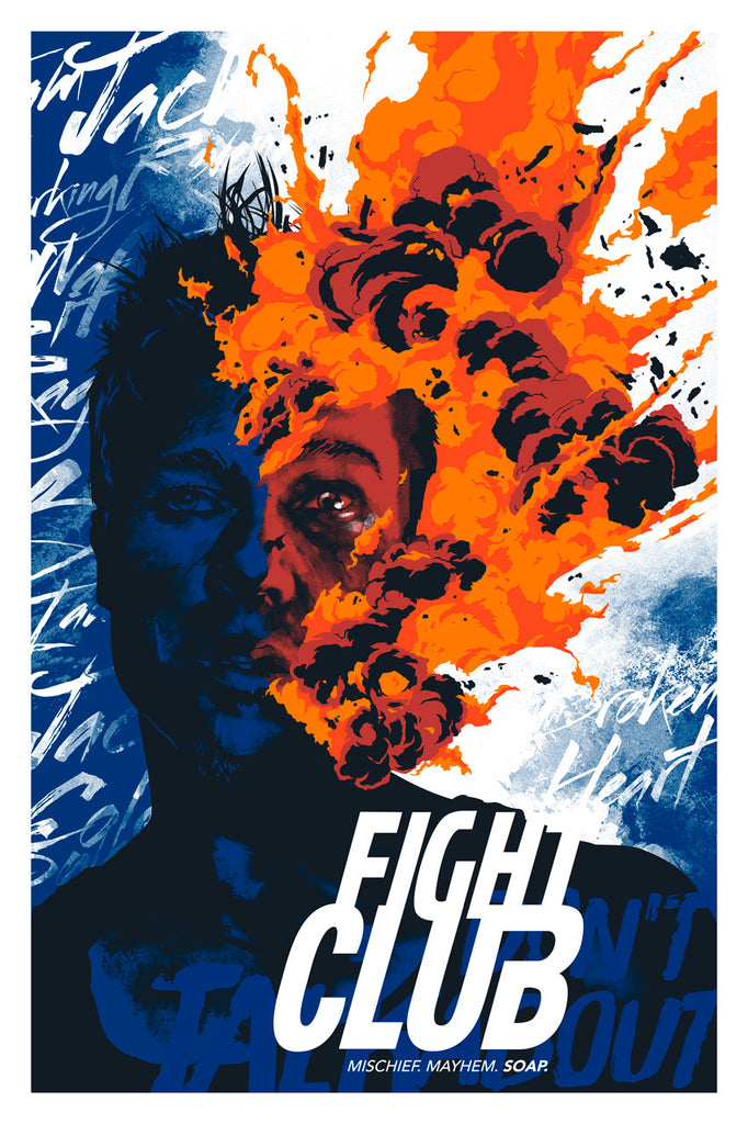 Joshua Budich "Mischief. Mayhem. Soap. (FIGHT CLUB)" Print