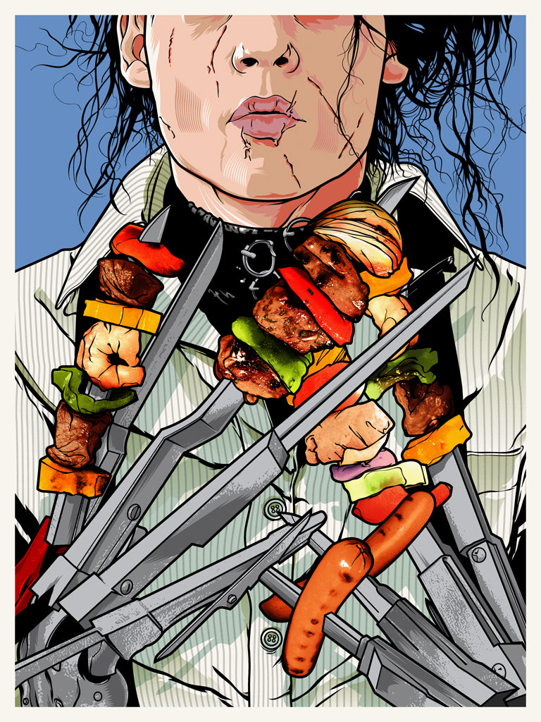 Joshua Budich "Soup's On! (Edward Scissorhands)" Print