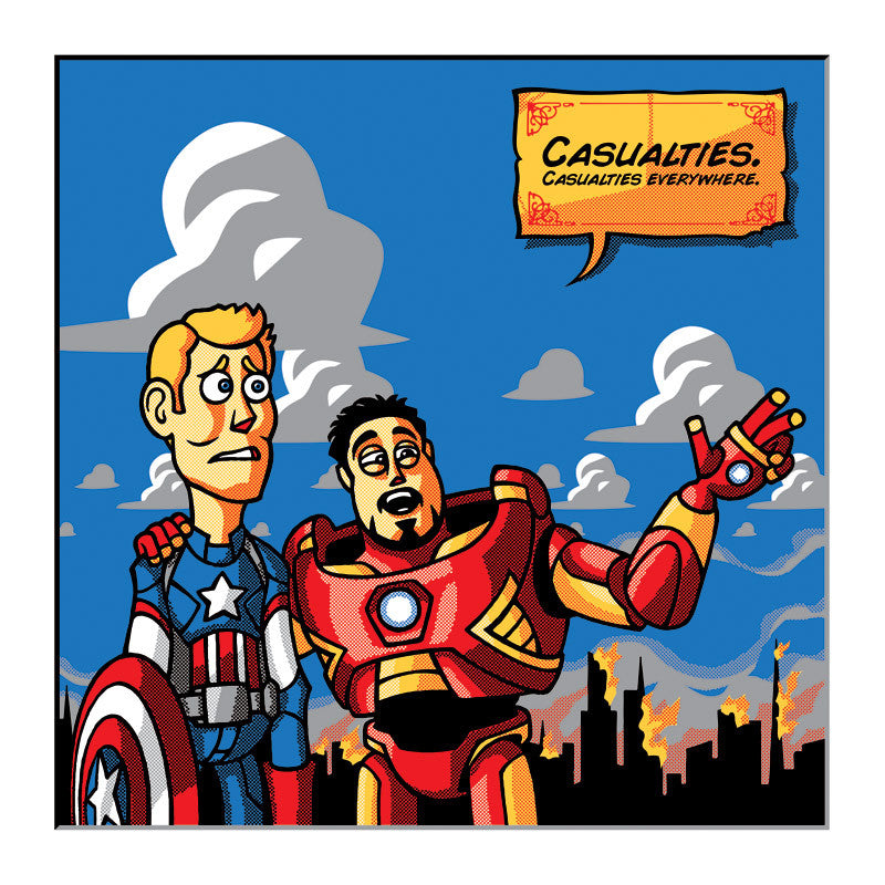 Joshua Gilbert "Casualties Everywhere" Print