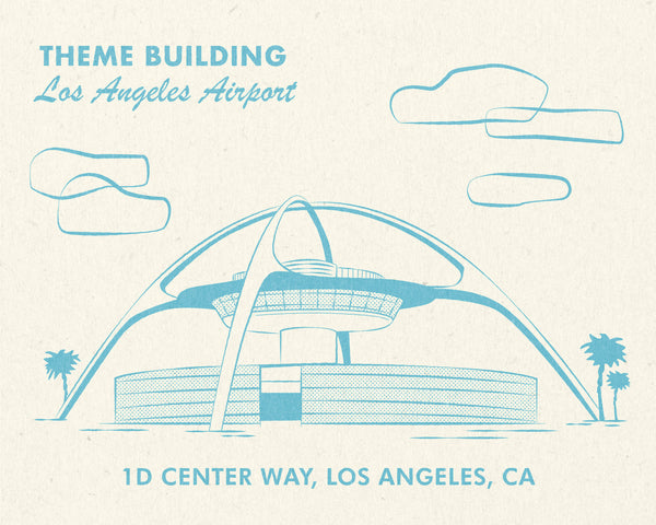 Joshua Bailey "The Theme Building" Print