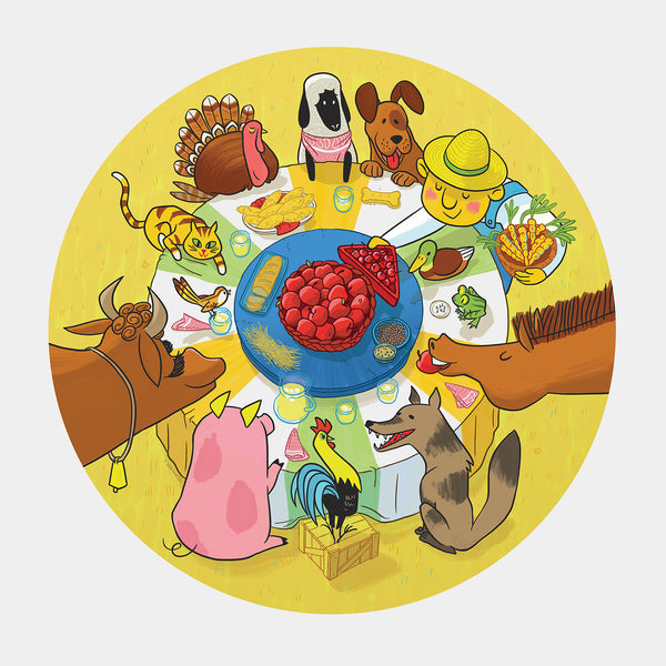 Justin Hilden "See 'N Say Supper" Print