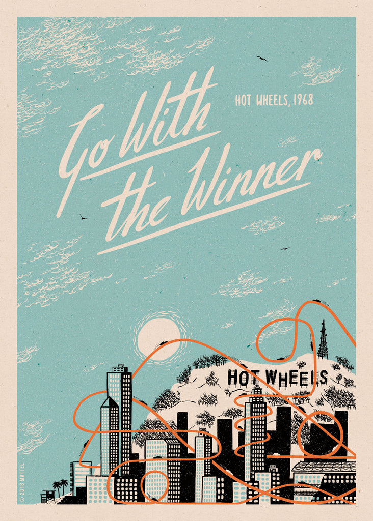 KONG "HOT WHEELS HILLS" Print
