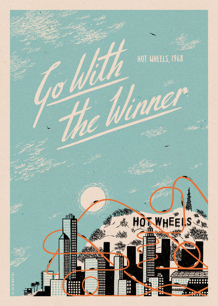 KONG "HOT WHEELS HILLS" Print